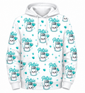 ALL OVER POTSIE PRINT HOODIE
