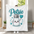 POTSIE PRINT THROW BLANKET