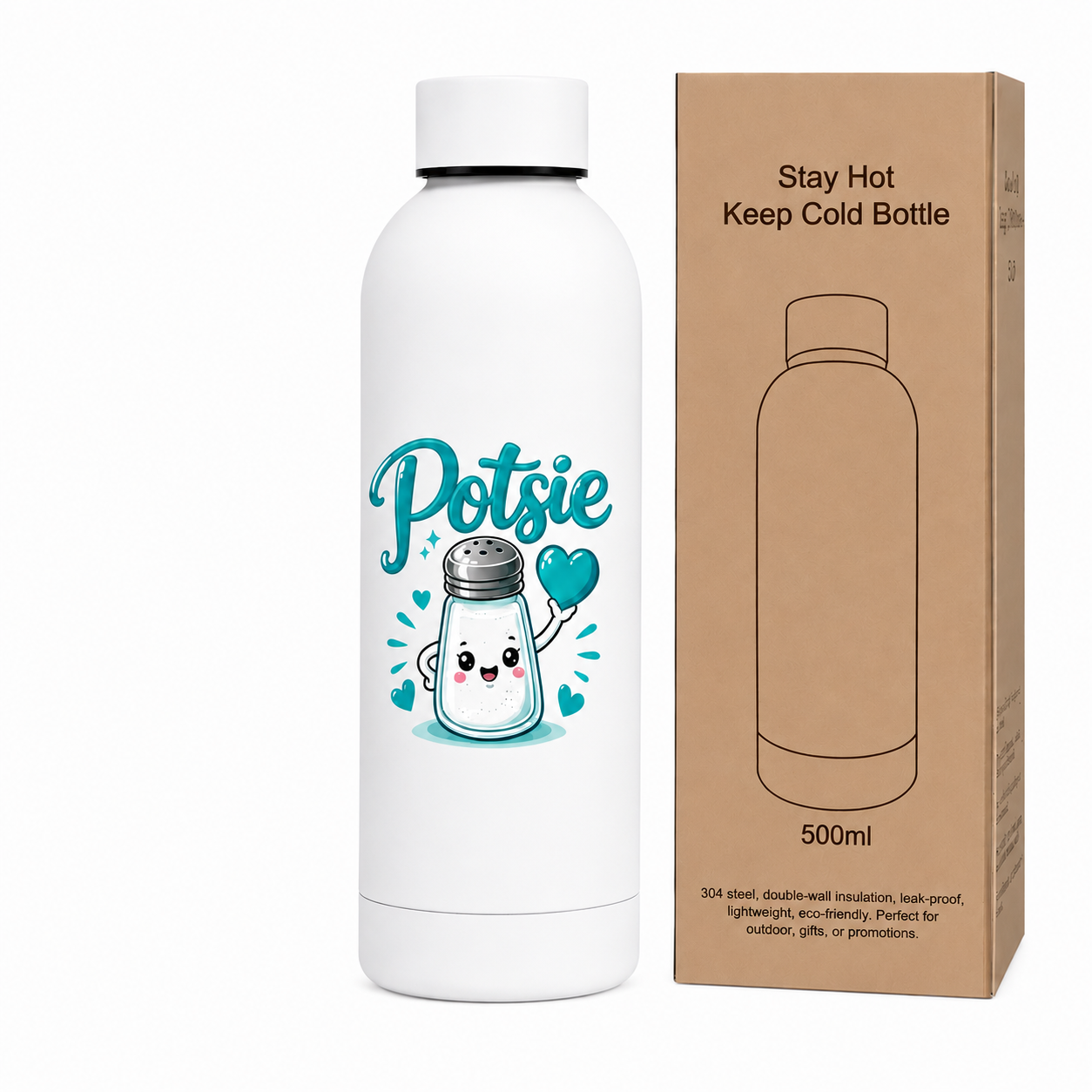 POTSIE PRINT WATER BOTTLE